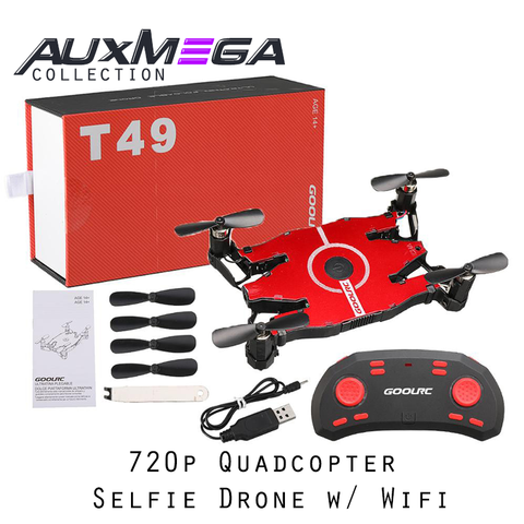 Auxmega™ 720p Quadcopter Selfie Drone w/ Wifi