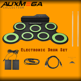 Auxmega™ Portable Electronic Drum Set