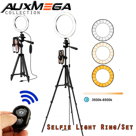 Auxmega™ Selfie Ring Lamp w/ Tripod