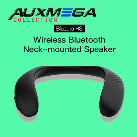 Auxmega™ Bluetooth Wireless Neck Speaker w/ Microphone by Bluedio - Celly Swag