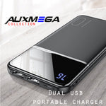 Auxmega™ Dual USB 10000mAh Portable Power Bank External Charger - Celly Swag