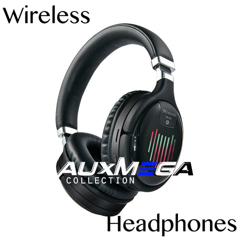 Auxmega™ True Wireless Foldable Headphones w/Noise Cancellation