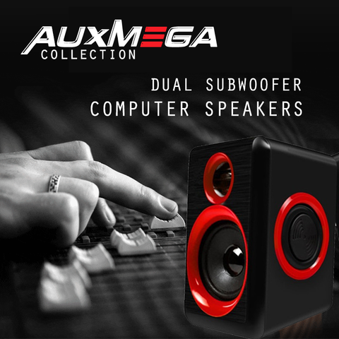 Auxmega™ Surround Portable Monitor Speakers