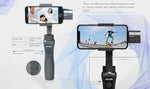 Auxmega™ 3-Axis Handheld Gimbal Stabilizer w/Focus Pull & Zoom Action Camera (Solo/Kit) - Celly Swag