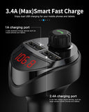 Auxmega™ Bluetooth FM / MP3 Transmitter w/ Dual USB Car Charger - Celly Swag