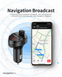 Auxmega™ Bluetooth FM / MP3 Transmitter w/ Dual USB Car Charger - Celly Swag