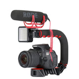 Auxmega™ U-Grip Pro Triple Shoe Mount Gimbal Stabilizer