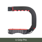 Auxmega™ U-Grip Pro Triple Shoe Mount Gimbal Stabilizer