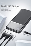 Auxmega™ Dual USB 10000mAh Portable Power Bank External Charger - Celly Swag