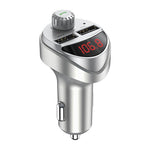 Auxmega™ Bluetooth FM / MP3 Transmitter w/ Dual USB Car Charger - Celly Swag