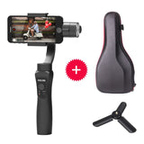 Auxmega™ 3-Axis Handheld Gimbal Stabilizer w/Focus Pull & Zoom Action Camera (Solo/Kit) - Celly Swag