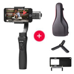 Auxmega™ 3-Axis Handheld Gimbal Stabilizer w/Focus Pull & Zoom Action Camera (Solo/Kit) - Celly Swag