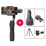 Auxmega™ 3-Axis Handheld Gimbal Stabilizer w/Focus Pull & Zoom Action Camera (Solo/Kit) - Celly Swag