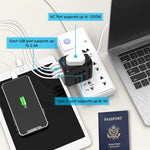 Auxmega™ Universal Travel Adapter Wall Charger