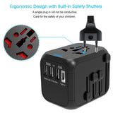 Auxmega™ Universal Travel Adapter Wall Charger