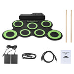 Auxmega™ Portable Electronic Drum Set