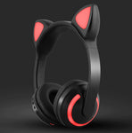 Auxmega™ LED Cat Ear Noise Cancelling Bluetooth Headphones w/ Mic