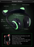 Auxmega™ LED Cat Ear Noise Cancelling Bluetooth Headphones w/ Mic